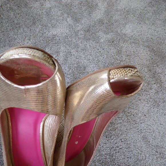 Lily pulitzer leather Wedge heels 9 - Picture 12 of 13